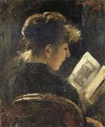 Lovis Corinth Girl Reading oil painting reproduction